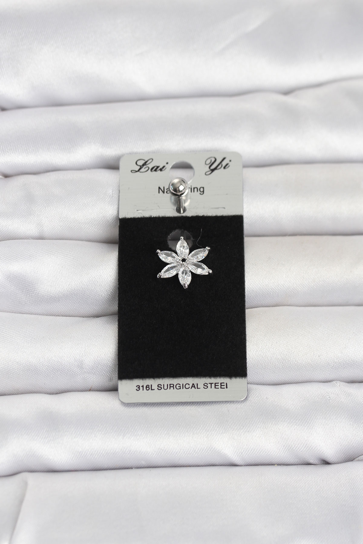 Tegan 316L Cerrahi Çelik Lotus Model Göbek Piercing TG27PR1378