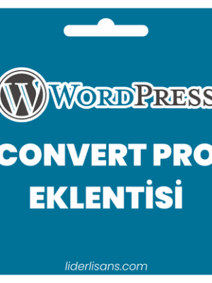 Convert Pro Eklentisi