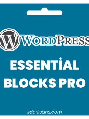Essential Blocks Pro Eklentisi