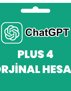 ChatGPT Plus Orjinal Hesap – OpenAI Lisans (1 Aylık)
