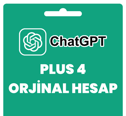 ChatGPT Plus Orjinal Hesap – OpenAI Lisans (1 Aylık)