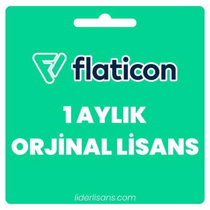 Flaticon Orjinal Lisans 1 Ay