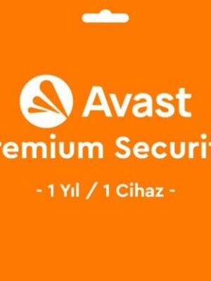 Avast Premium Security Key Lisans Anahtarı 1 Yıl / 1 Cihaz
