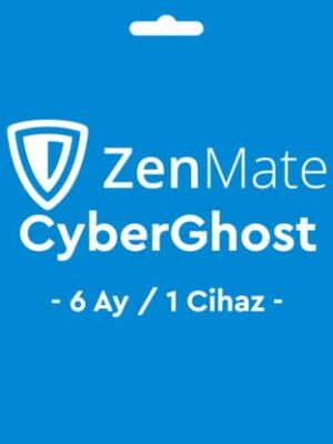 Zenmate CyberGhost VPN Premium Hesap 6 Ay / 1 Cihaz