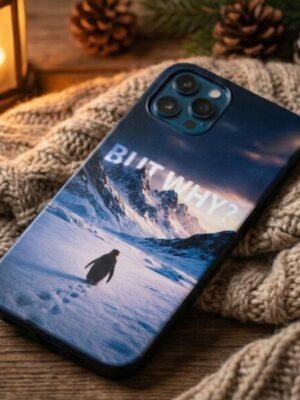 Penguen Baskılı Telefon Kılıfı