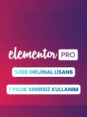 Elementor Pro Orijinal Lisans | WordPress Elementor
