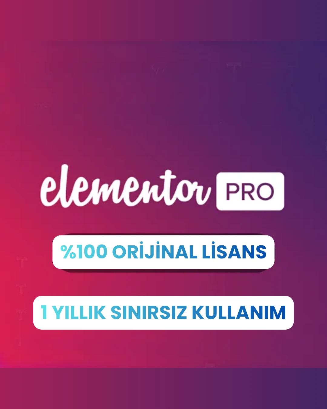 Elementor Pro Orijinal Lisans | WordPress Elementor