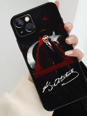 Atatürk Baskılı Telefon Kılıfı
