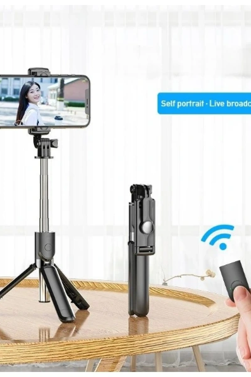 Uzaktan kumandali tripod ozellikli selfie cubugu 432674313 sw600sh600.webp